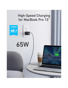 Cargador USB C Anker 735 Nano II 65W 3 Puertos Rápido 2