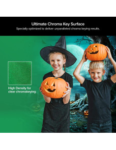 Pantalla de Fondo Verde Chroma Key LS Pro 3x3m Material A+ 2