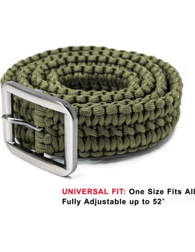 Cinturón de Supervivencia EDC ASR Outdoor Paracord 132 cm