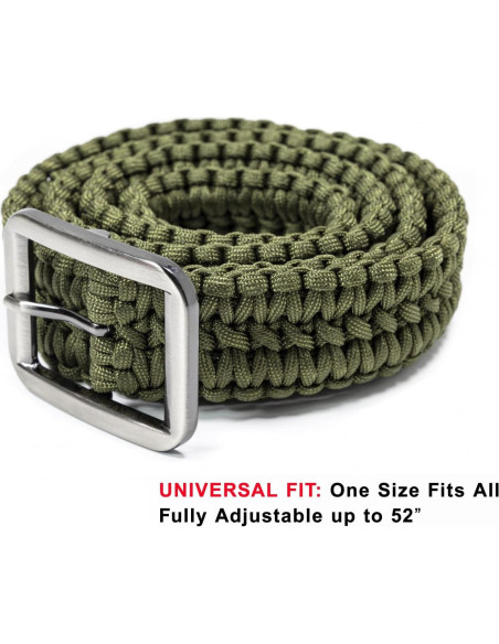 Cinturón de Supervivencia EDC ASR Outdoor Paracord 132 cm