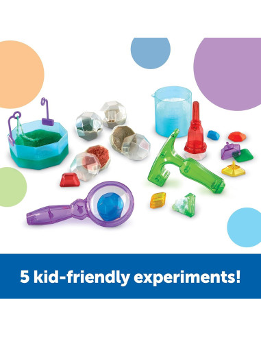 Laboratorio de Cristales Learning Resources - Kit Ciencia 20 Piezas