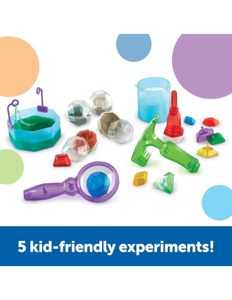 Laboratorio de Cristales Learning Resources - Kit Ciencia 20 Piezas