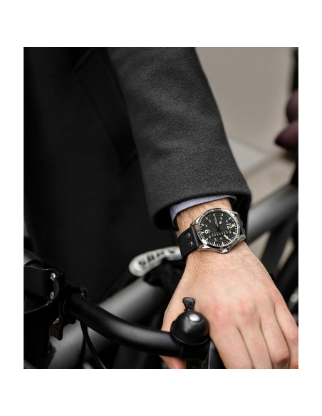 Reloj de Cuero para Hombre Stuhrling 3916.1 con Fecha y Día