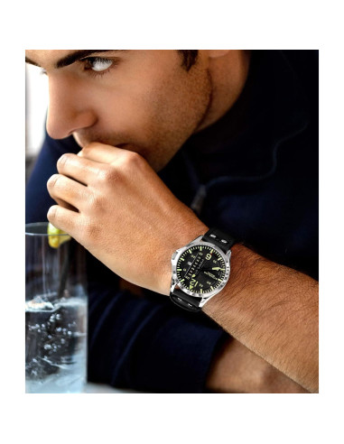 Reloj de Cuero para Hombre Stuhrling 3916.1 con Fecha y Día