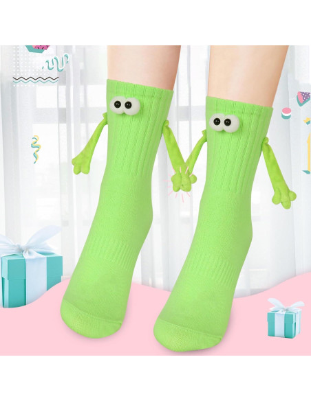 Calcetines Magnéticos Vermeyen 4 Pares Unisex Divertidos Calcetines Magnéticos Vermeyen 4 Pares Unisex Divertidos