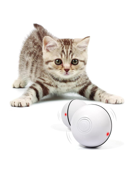 YOFUN Juguete Interactivo para Gatos - Bola Automática LED