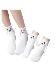 Calcetines Magnéticos Yawlsow Adulto y Niño Manos Unidas