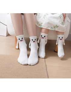 Calcetines Magnéticos Yawlsow Adulto y Niño Manos Unidas 2