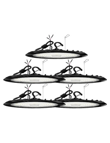 Luz LED Alta Bahía Hylele 200W 6000K Regulable Paquete 5