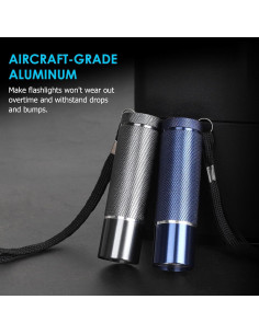 Set de 12 Linternas LED Fastpro de Aluminio 100 Lúmenes 2