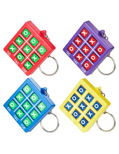 Llavero Juguete Hicarer 16 Pcs Tres en Raya Colores Vivos