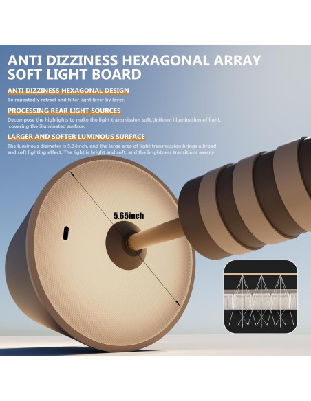 Lámpara de mesa inalámbrica Timjorman FY-01 8000mAh