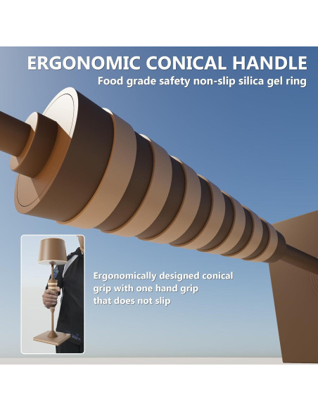 Lámpara de mesa inalámbrica Timjorman FY-01 8000mAh