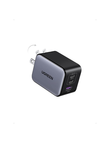 Cargador USB C UGREEN 65W Nexode X 3 Puertos Rápido