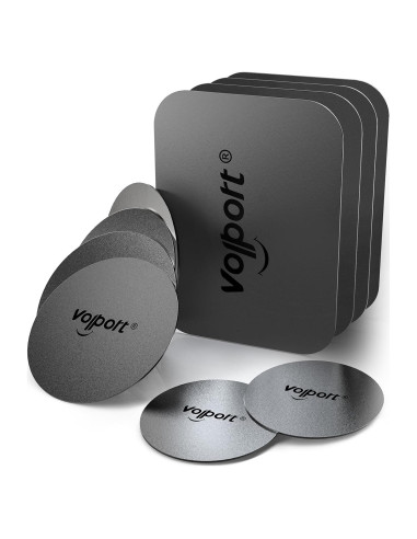 Placa metálica Volport para soporte magnético de teléfono