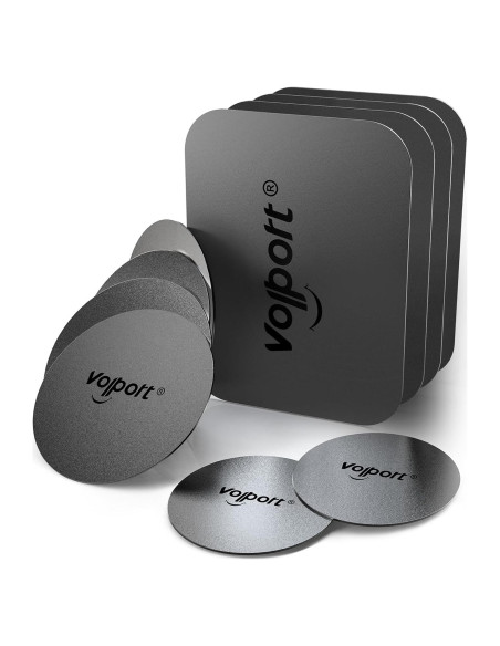 Placa metálica Volport para soporte magnético de teléfono