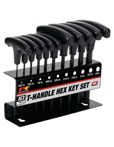 Juego de Llaves Allen T-Handle 10 Piezas Performance Tool