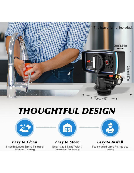 Temporizador de Ablandador de Agua RustyVioum 5600 12 Días