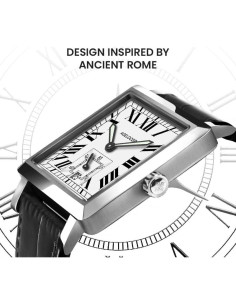 Reloj Mecánico AGELOCER Cuadrado Hombre Calendario Luminiscente 2