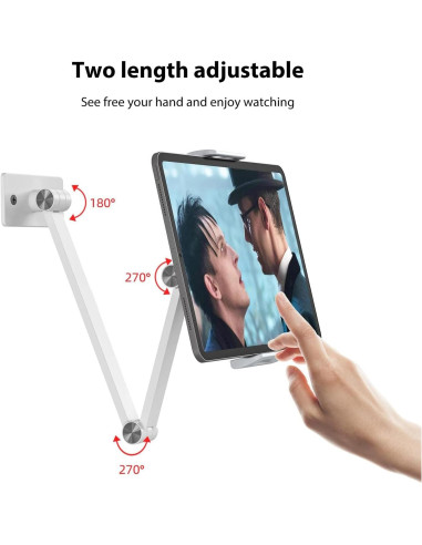 Soporte de Pared BEWISER para Tabletas 4.7-12.9" Ajustable