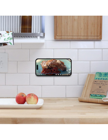 Pegatina Magnética Afterplug para iPhone 16/15/14/13/12 - Negro