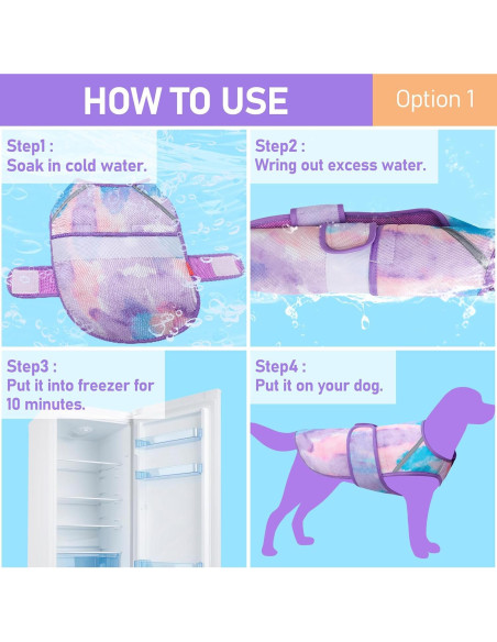 Chaleco Refrigerante para Perros KYEESE 2XL Transpirable UV