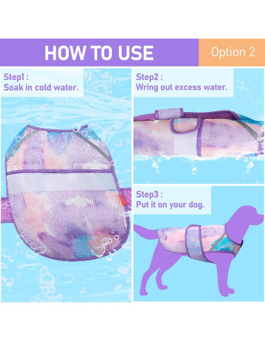 Chaleco Refrigerante para Perros KYEESE 2XL Transpirable UV