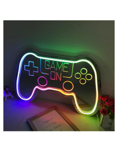 Luz Neón GamePad LED CACUINA 200+ Colores RGB 40x26cm