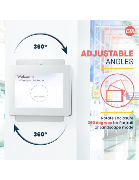 Soporte de Pared para iPad Mini y Samsung Tab A - CTA