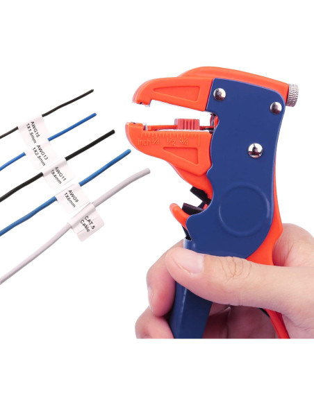 Destripador de Cables Automático BOENFU 2 en 1 Rojo 17.78 cm