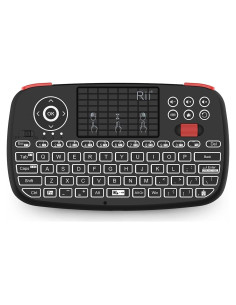 Teclado Bluetooth Rii i4 Mini Retroiluminado con Touchpad