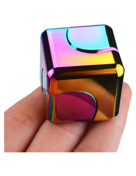 Cubo Fidget Spinner Dr.Kbder Metal 12cm Juguete Antiestrés