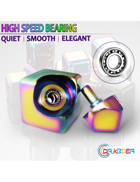 Cubo Fidget Spinner Dr.Kbder Metal 12cm Juguete Antiestrés