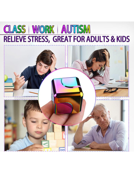 Cubo Fidget Spinner Dr.Kbder Metal 12cm Juguete Antiestrés