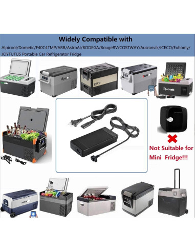 Adaptador de Corriente para Refrigerador de Coche GRT90-145600