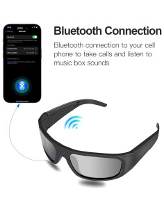 Gafas Inteligentes OhO T8 Polarizadas con Altavoz Bluetooth 2
