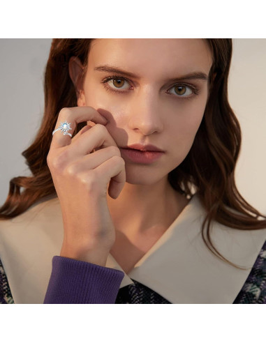 Juego de Anillos Fidget Honsny para Mujeres - 6 Estilos