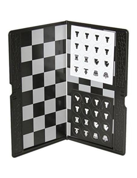 Juego de Ajedrez Magnético Mini Plegable Muba 20x17 cm