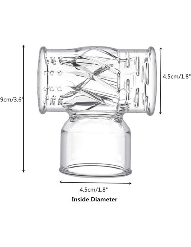 4 Accesorios de Silicona para Masaje Eléctrico Mini Hitachi