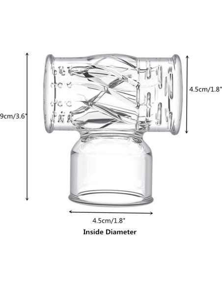 4 Accesorios de Silicona para Masaje Eléctrico Mini Hitachi