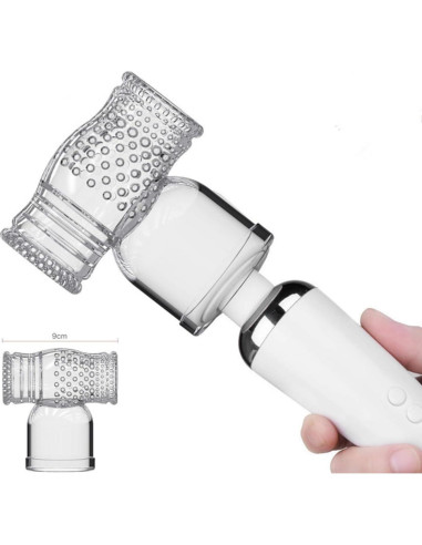 4 Accesorios de Silicona para Masaje Eléctrico Mini Hitachi