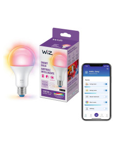 Bombilla LED WiZ A21 100W Multicolor E26 Wi-Fi 1 Paquete