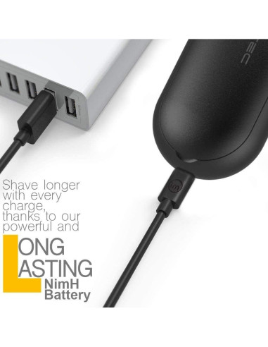 Afeitadora de tela Magictec modelo bergw-175 recargable