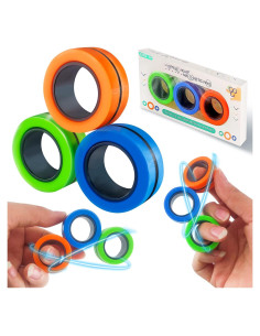 Anillos Antiestrés Dermasy Set de 3 Pcs Multicolor