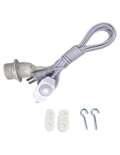 Kit de Luz Colgante Mocomfor 4.57m con Interruptor Regulador Blanco