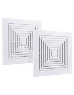 Rejilla de Ventilador de Techo WKZO 97011723 23,5x22,9cm 2 Piezas