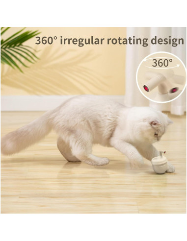 Juguete Láser para Gatos Whixo Interactivo Recargable 360