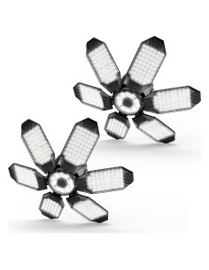 Luces de Garaje LED POLARPRA 160W Paquete de 2 32000LM