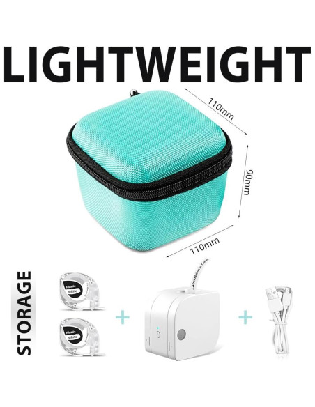 Caja de Almacenamiento Goknu para Etiquetadora Phomemo Verde