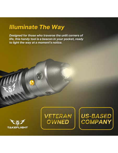 Bolígrafo Táctico TF TAKEFLIGHT - Multi-Herramienta EDC